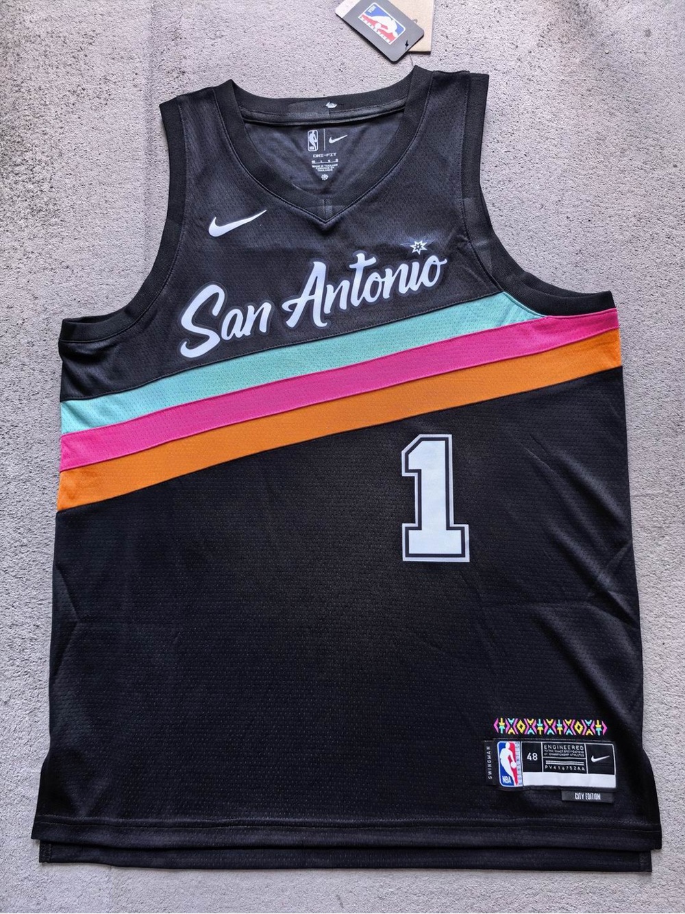 NEW 2026 Victor Wembanyama San Antonio Spurs City Edition Jersey Size L